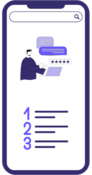 Insurance mobile app illustration